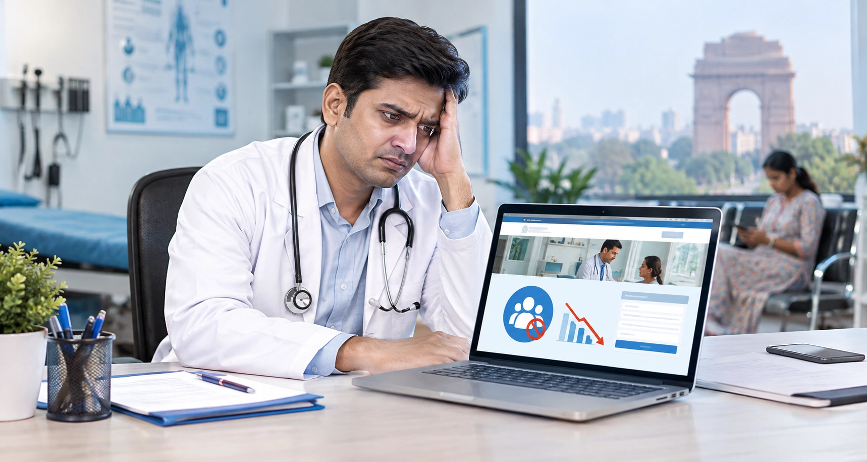 Why Your Clinic Website Is Not Getting Leads in Delhi
