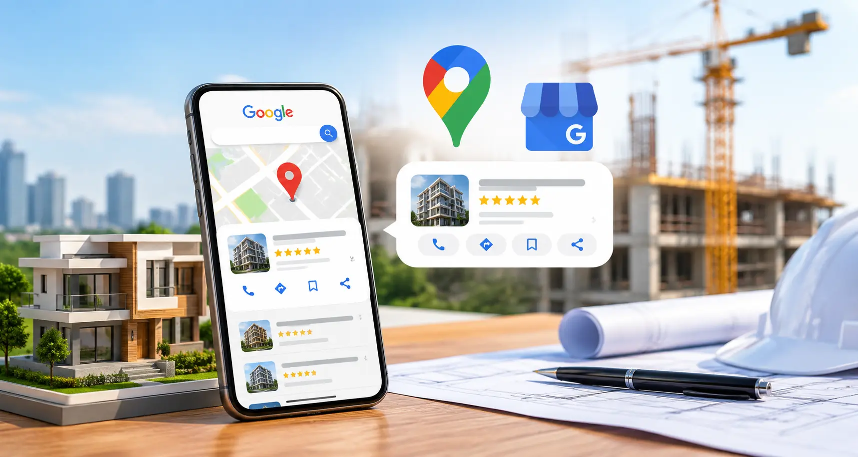 Google Local Listing Marketing for Builders in Dwarka, Delhi
